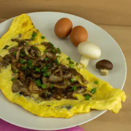 Teaser Image: Omelette mit Pilzen und Zwiebeln